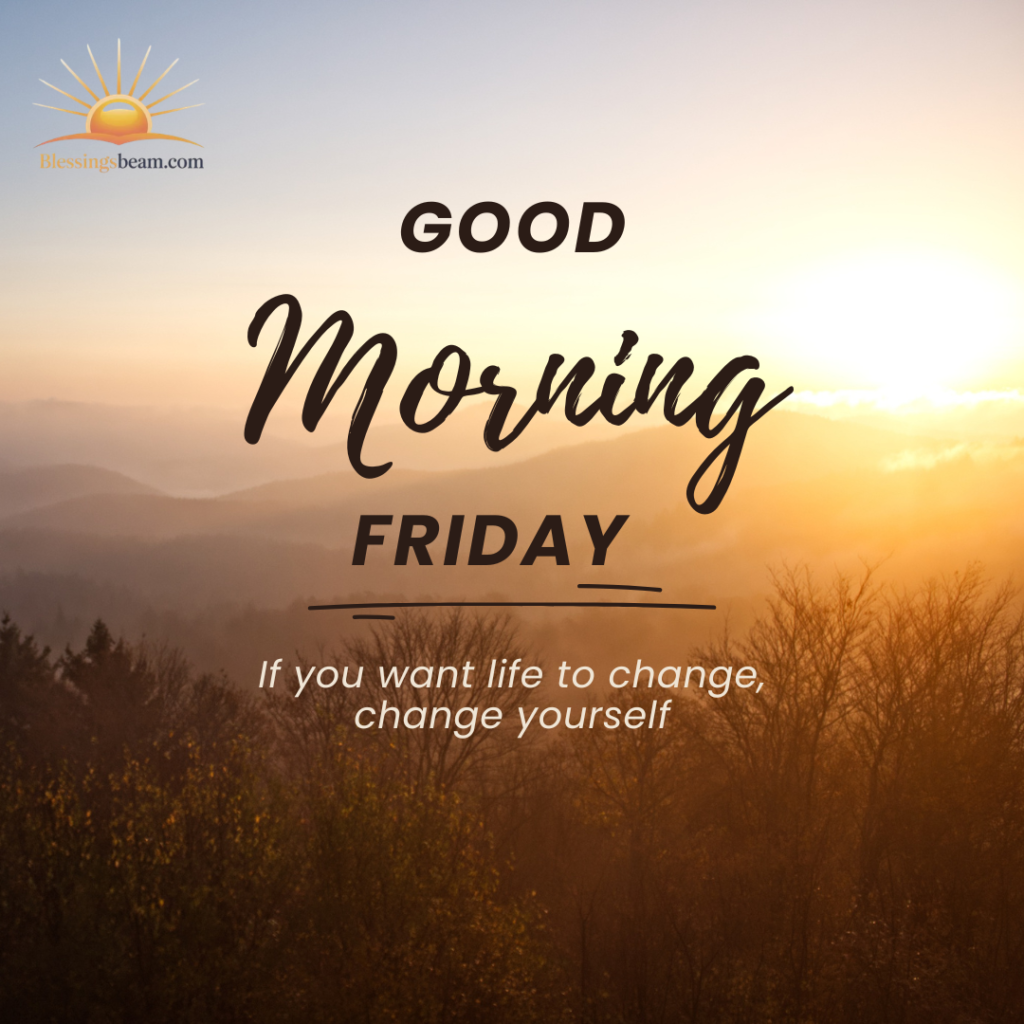 Good Morning Friday blessing