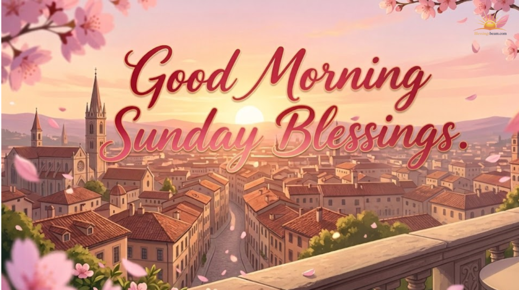 Inspirational Good Morning Sunday Blessings