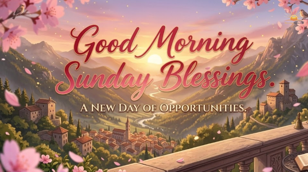 Inspirational Good Morning Sunday Blessings