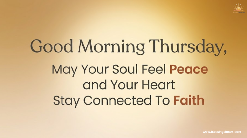 Spiritual Good Morning Thursday Blessings GIF