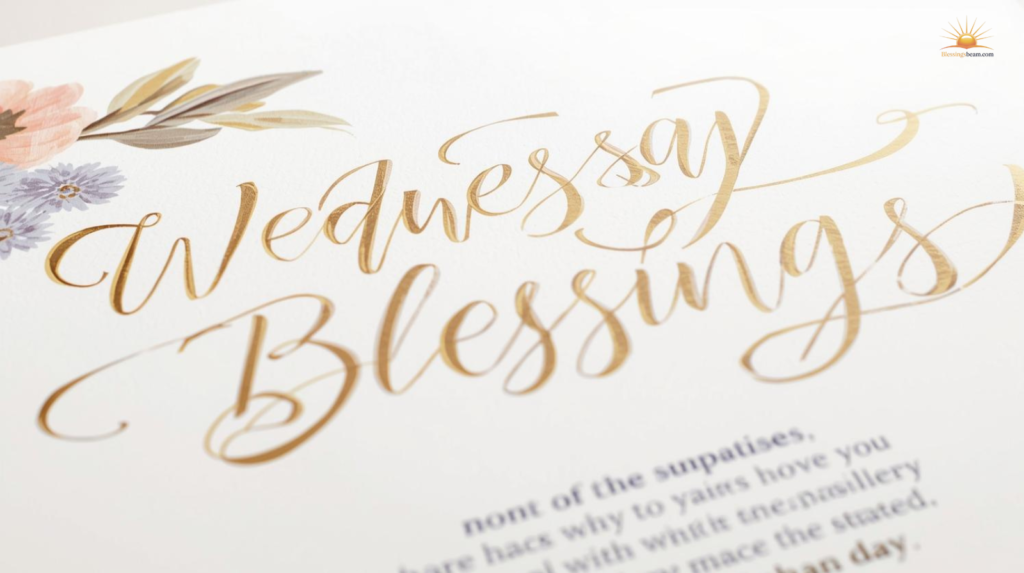 Wednesday Blessings Quotes