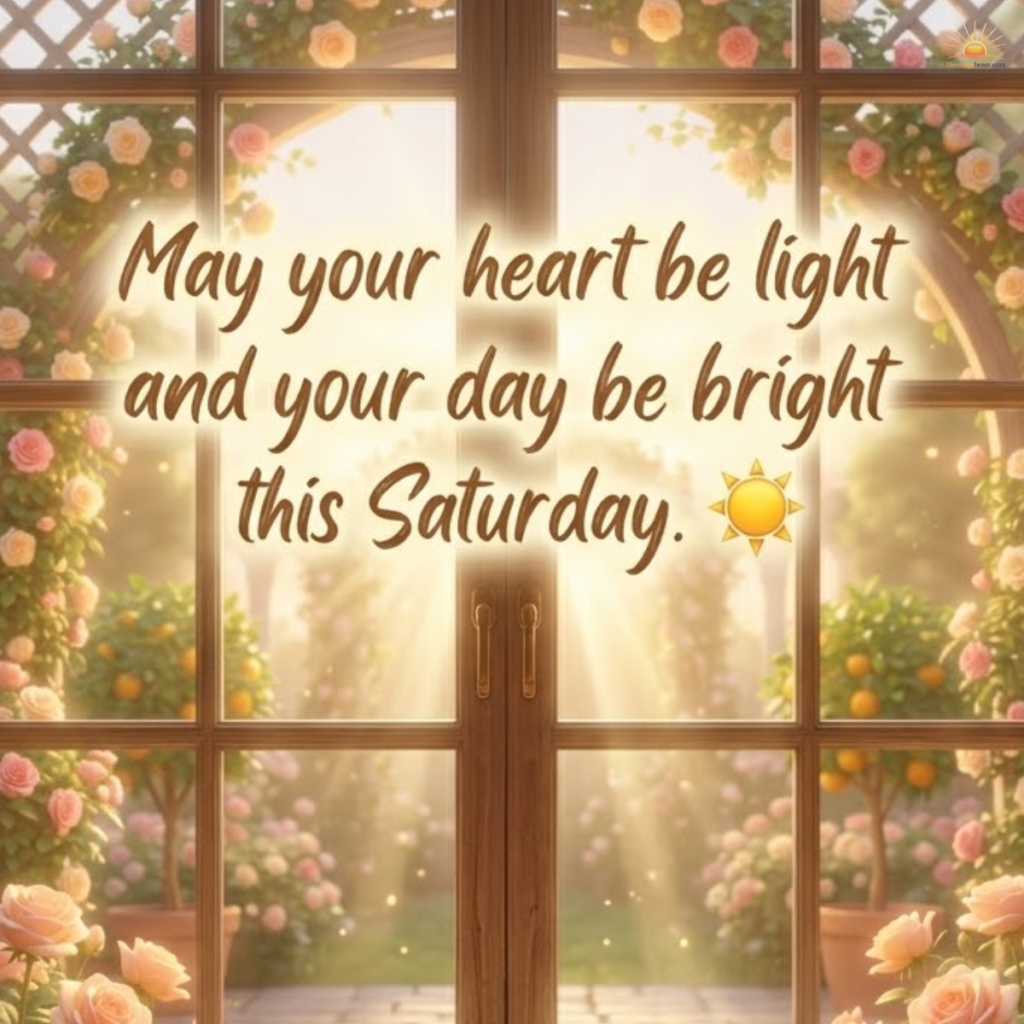 Inspirational Saturday Blessings