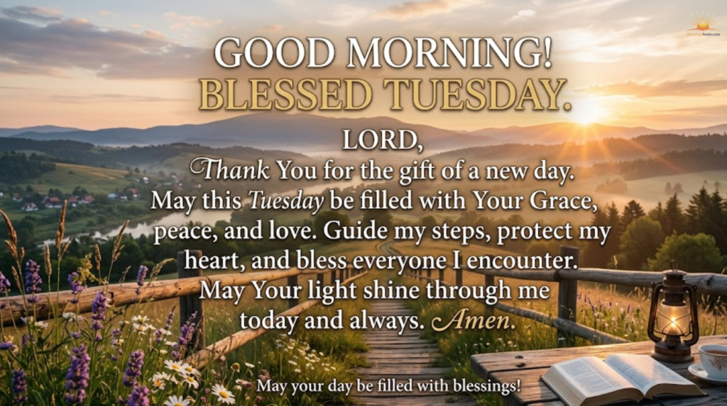 Inspirational Tuesday Blessings And Prayers