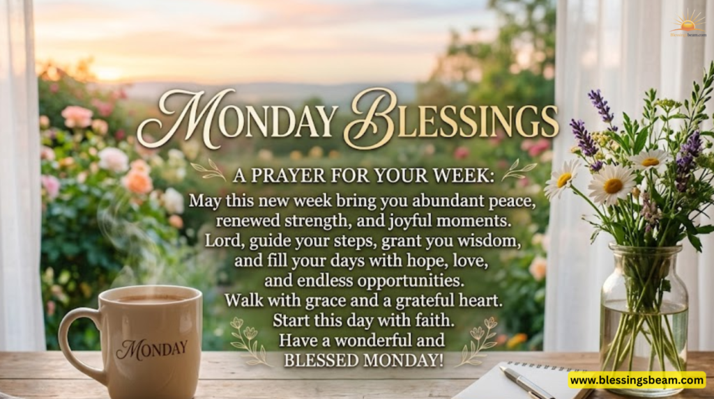 Monday Blessings for the Week