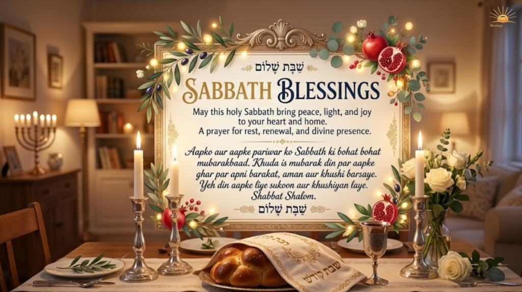 Sabbath Blessings for Family, Friends & Loved Ones