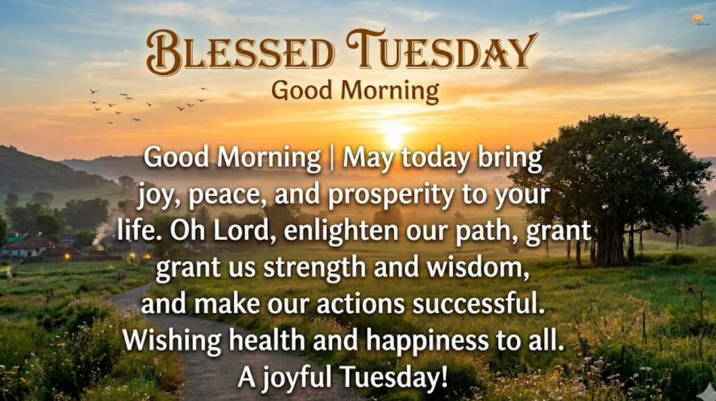 Thankful Tuesday Morning Blessings