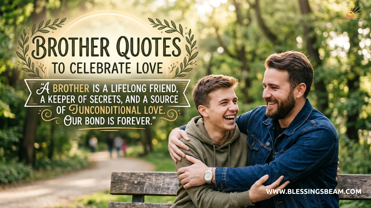 Brother Quotes to Celebrate Love