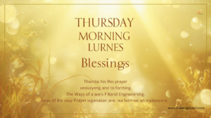 199+ Thursday Morning Blessings Images & Prayers