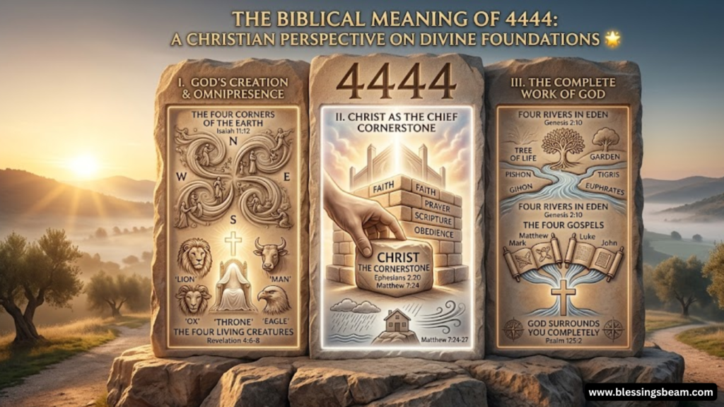 4444 Meaning in the Bible(A Christian Perspective on Divine Foundations ...