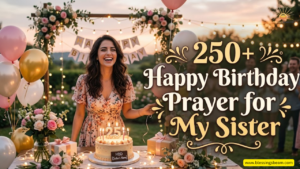 Birthday Prayer for My Sister
