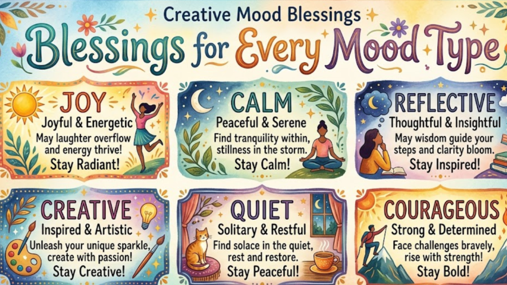 Blessings for Every Mood Type