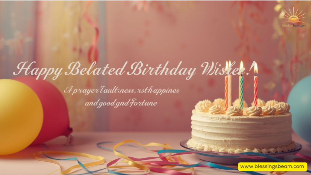 Elegant Belated Birthday Wishes That Sound Genuinely Classy