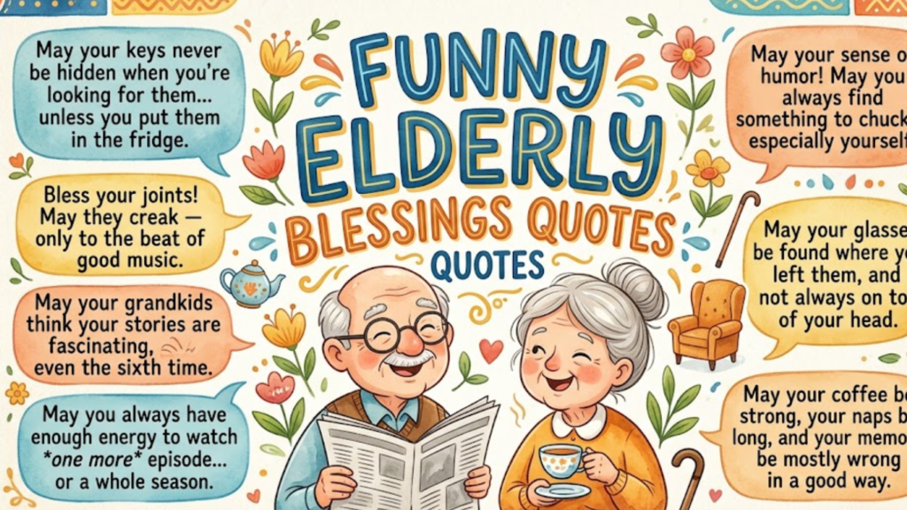 Funny Elderly Blessings Quotes