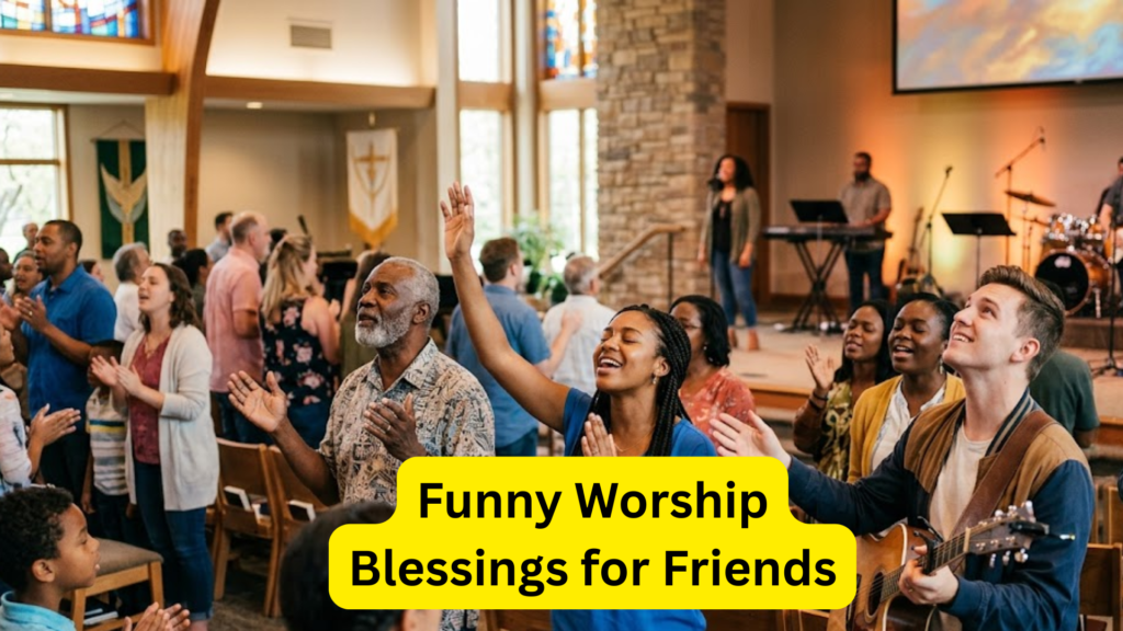 Funny Worship Blessings for Friends