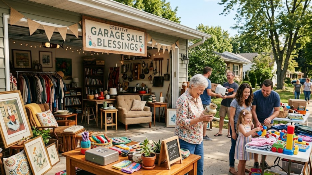 Garage Sale Blessings for New Beginnings