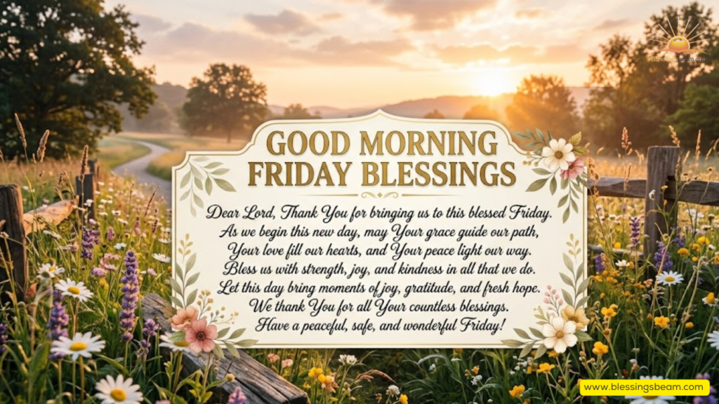 Motivational Friday Blessings