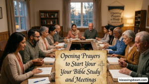 Opening Prayers to Start Your Bible Study and Meetings