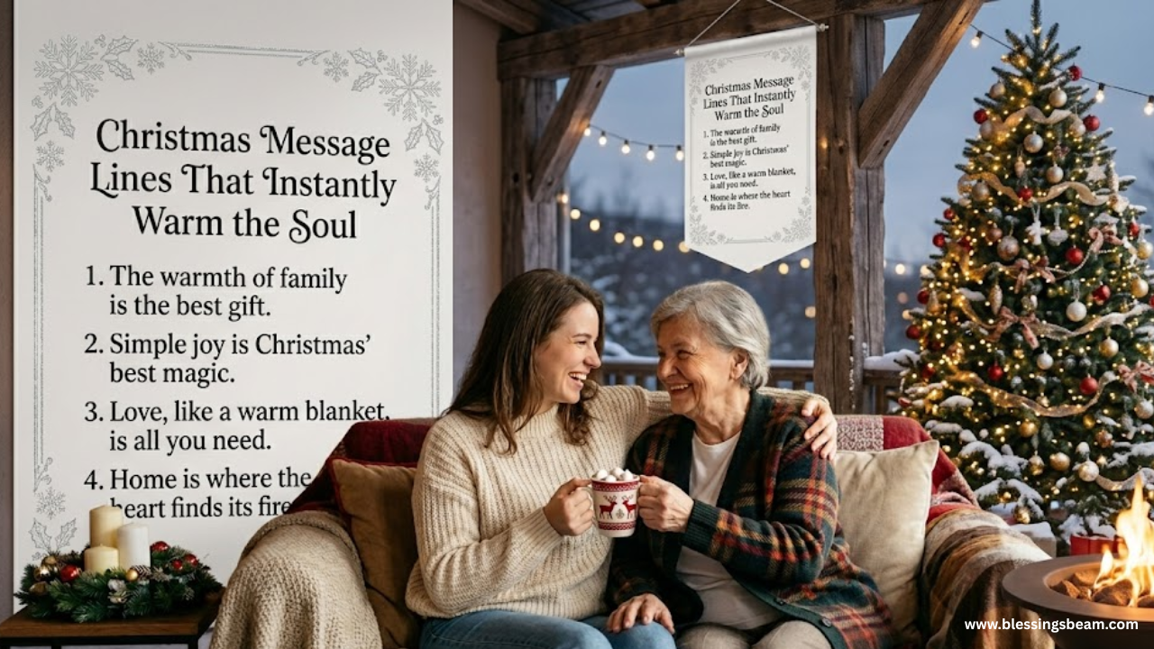 Heart warming Christmas Message Lines