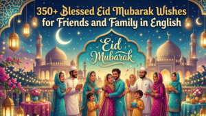 Eid Mubarak Wishes for Friends and Family