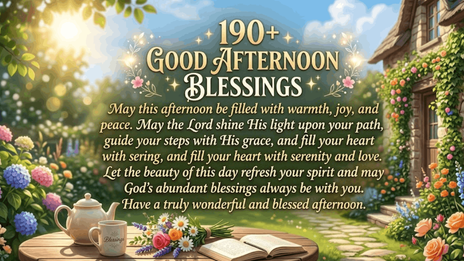 Good Afternoon Blessings