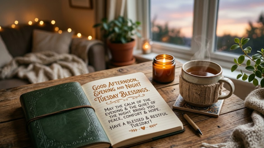 Good Afternoon, Evening and Night Tuesday Blessings