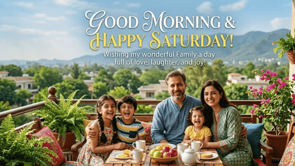 Good Morning and Happy Saturday Messages for Family