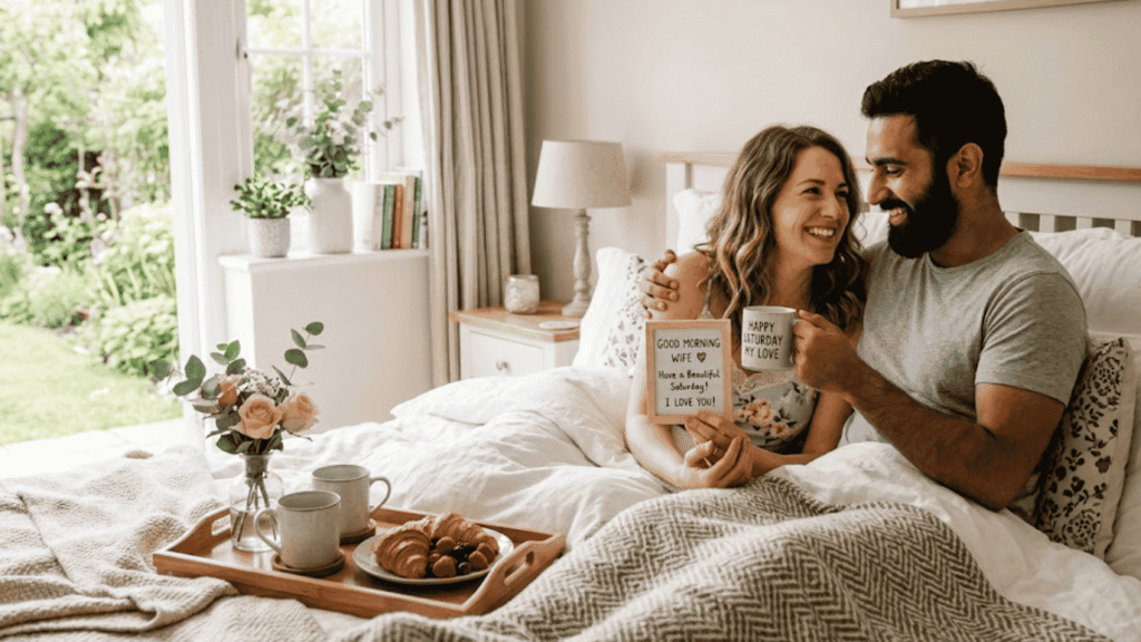 Good Morning and Happy Saturday Messages for Wife
