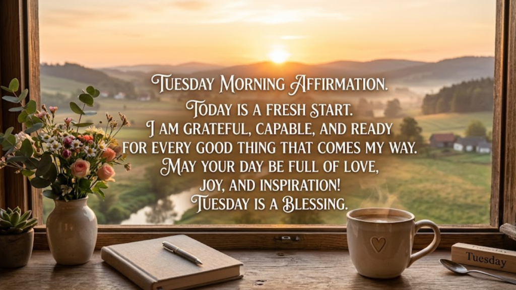 Tuesday Morning Affirmations