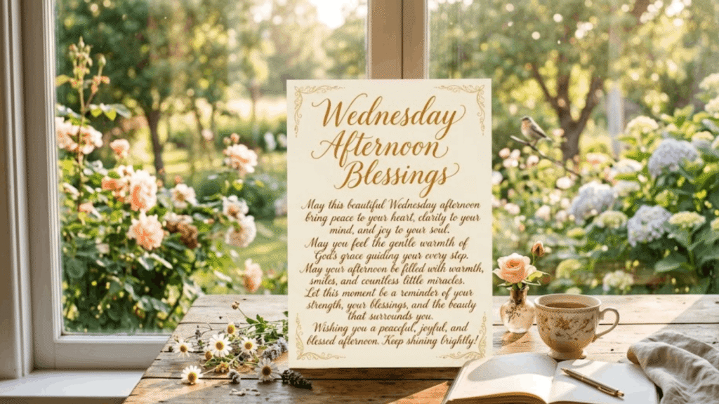 Wednesday Afternoon Blessings