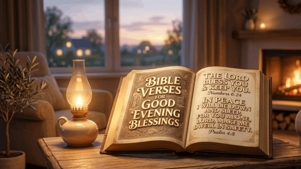 Bible Verses for Good Evening Blessings