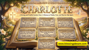 Biblical Meaning of the Name Charlotte