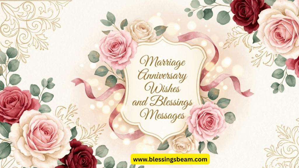 Marriage Anniversary Wishes and Blessings Messages