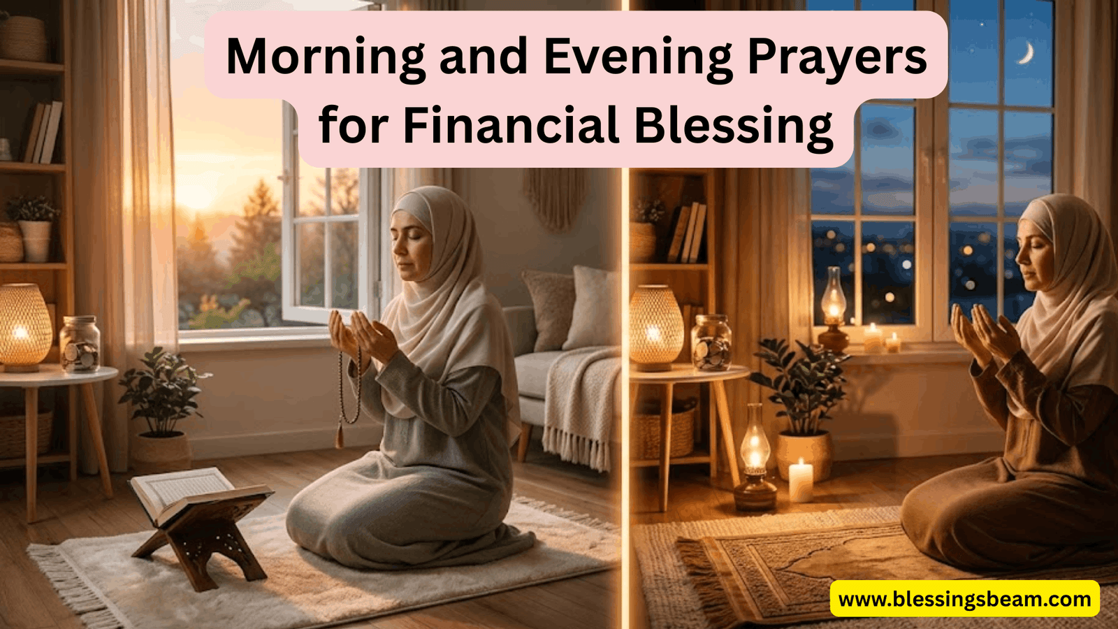 Morning and Evening Prayers for Financial Blessing