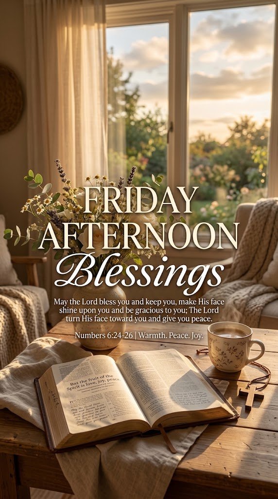 Friday Afternoon Blessings